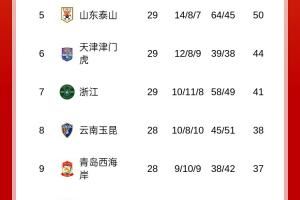  梅州先赛反超！中超积分榜：梅州、海牛积21分，相互战绩梅州占优