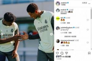  本赛季至今仅出场1次⚽恩德里克社媒：我仍将崛起🙌🏿⚔️